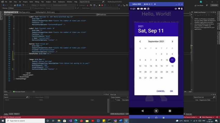 Visual studio 2022 with MAUI first impressions
